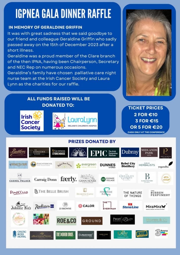 Gala Raffle Gala Dinner Raffle – Irish General Practice Nurses Educational Association